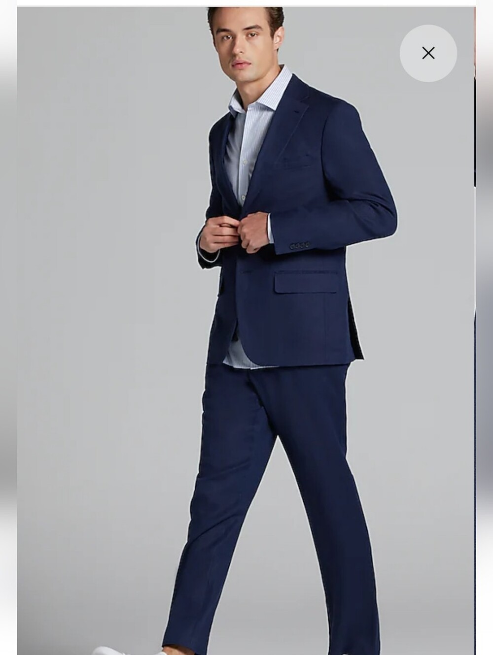 Tommy Hilfiger Navy Two-Piece Men's Suit